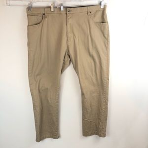 Wrangler Stretch Waist Khaki Jeans Size 42x29